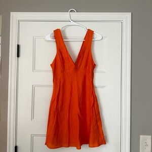 Princess Polly Bright Orange Mini Dress